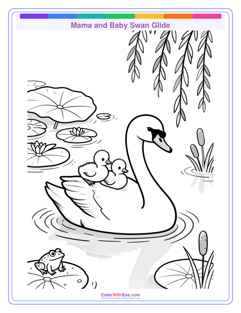 Mama and Baby Swan Glide thumbnail