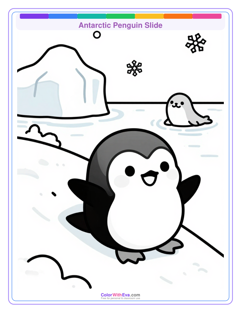 Antarctic Penguin Slide preview