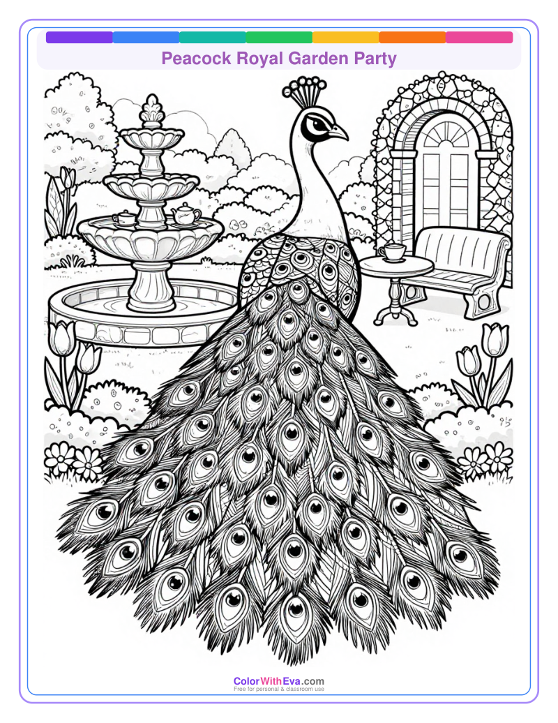 Peacock Royal Garden Party thumbnail