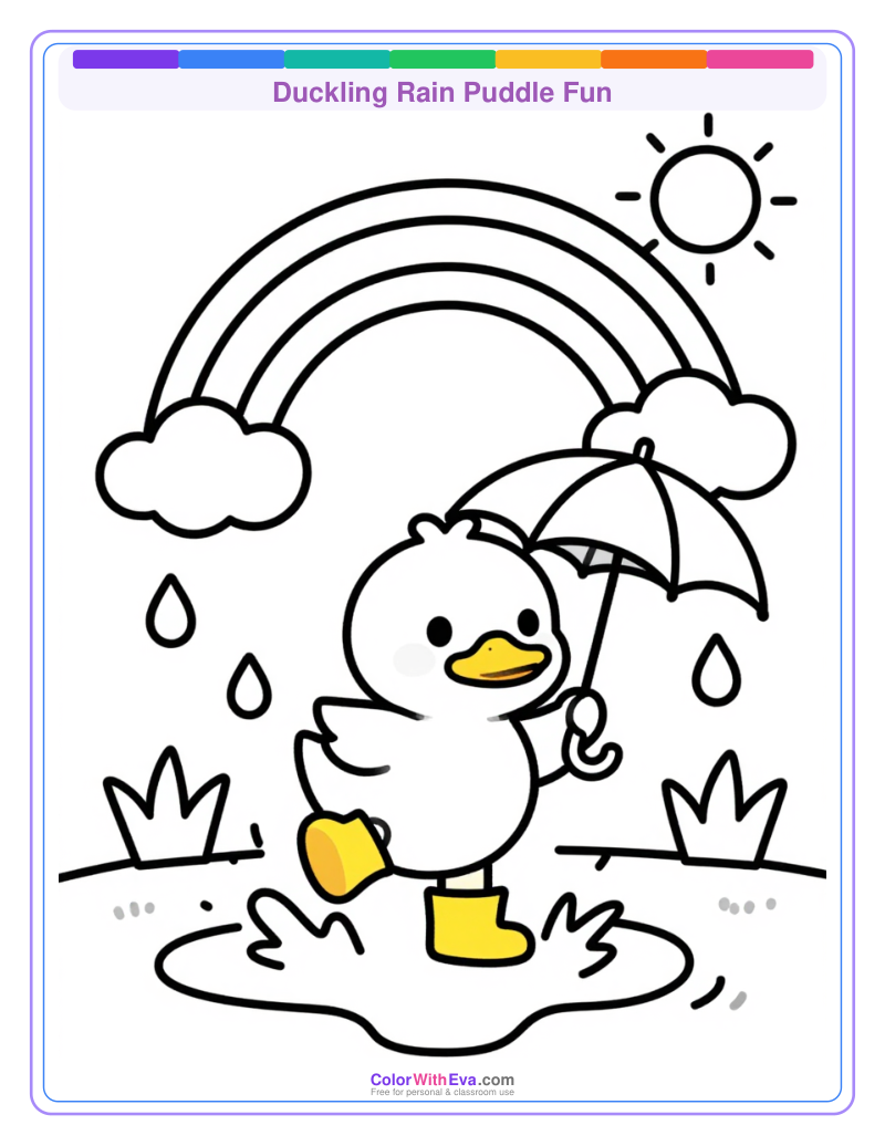 Duckling Rain Puddle Fun thumbnail