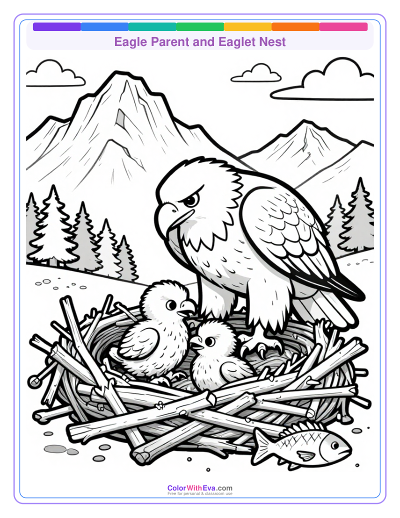 Eagle Parent and Eaglet Nest thumbnail