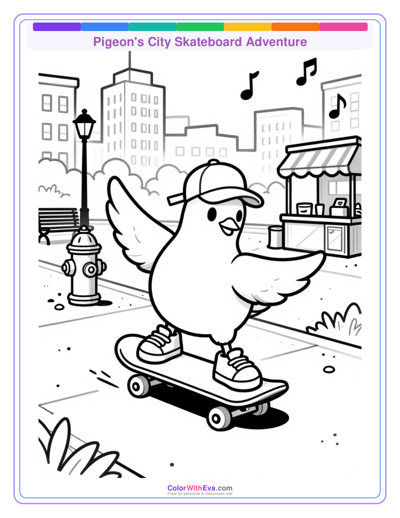 Pigeon's City Skateboard Adventure thumbnail
