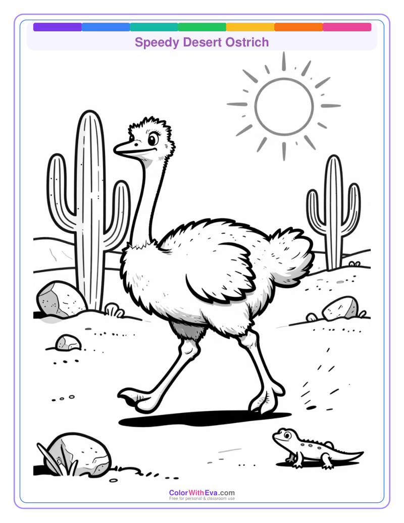Speedy Desert Ostrich preview