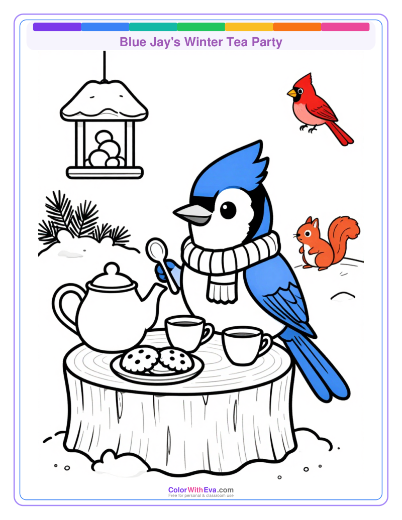 Blue Jay's Winter Tea Party thumbnail