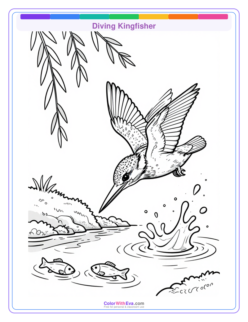 Diving Kingfisher preview