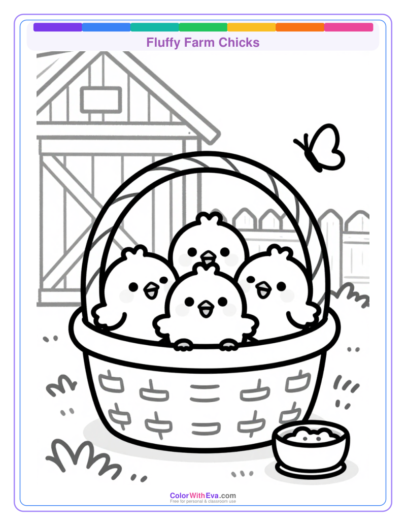 Fluffy Farm Chicks preview