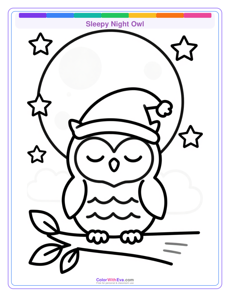 Sleepy Night Owl preview