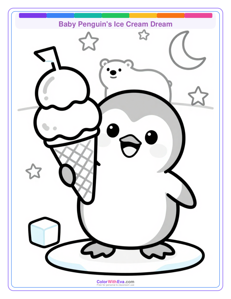 Baby Penguin's Ice Cream Dream thumbnail