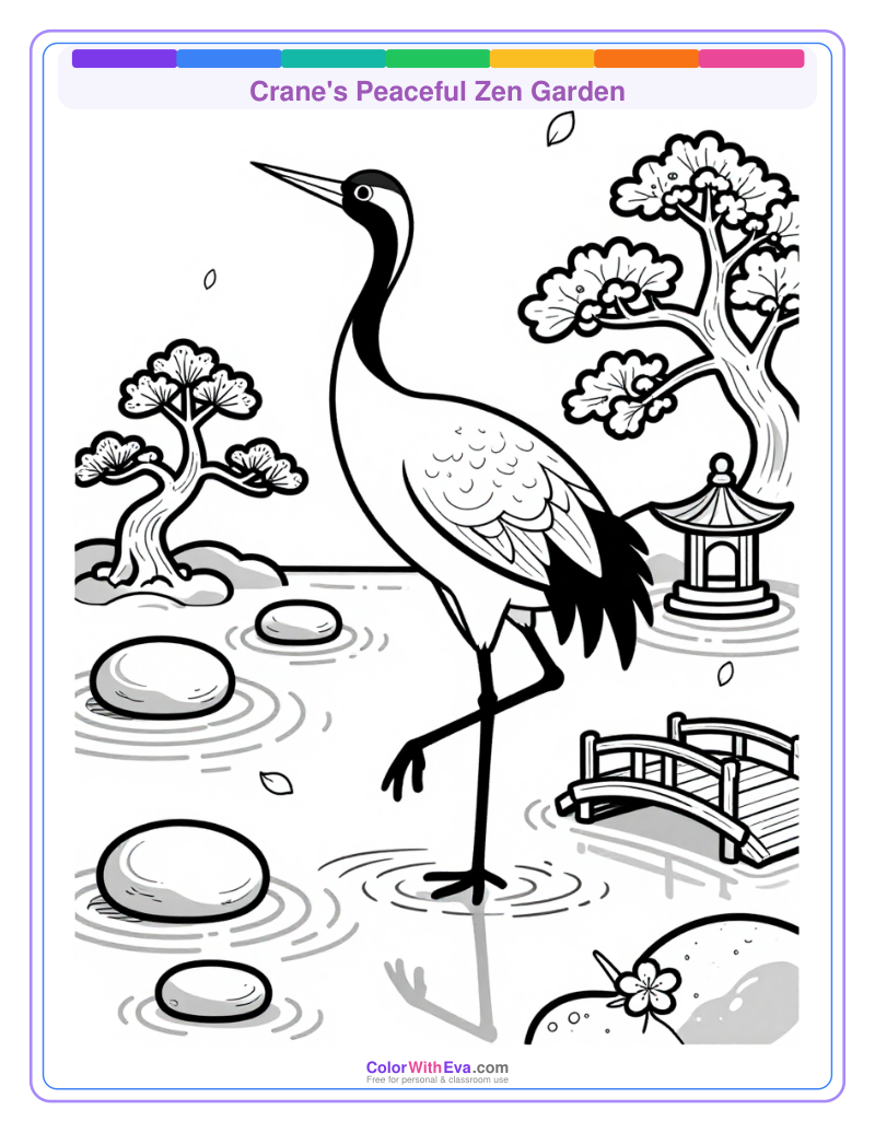 Crane's Peaceful Zen Garden thumbnail