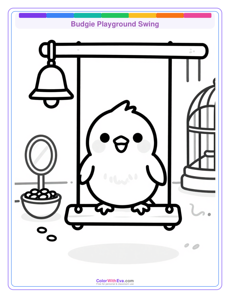 Budgie Playground Swing preview