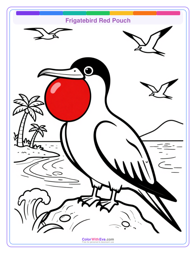 Frigatebird Red Pouch preview