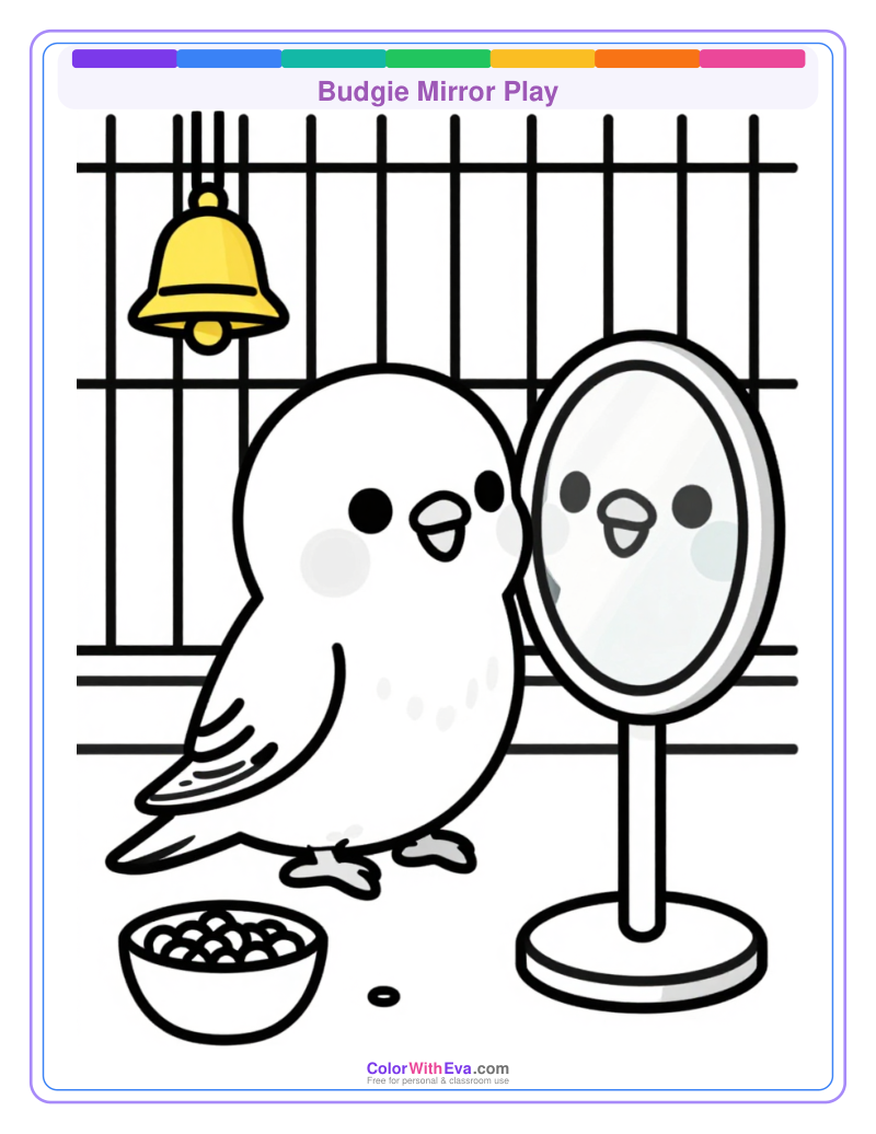 Budgie Mirror Play preview