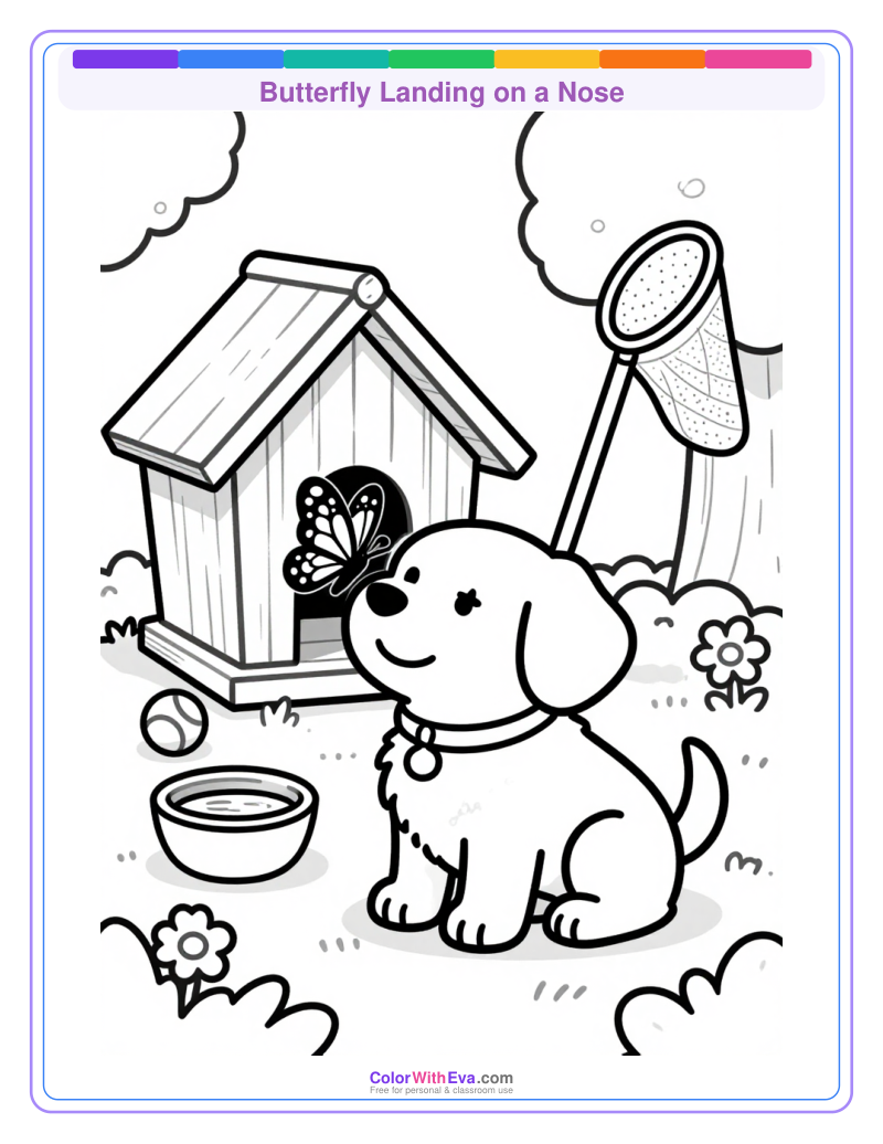 Butterfly Landing on a Nose preview