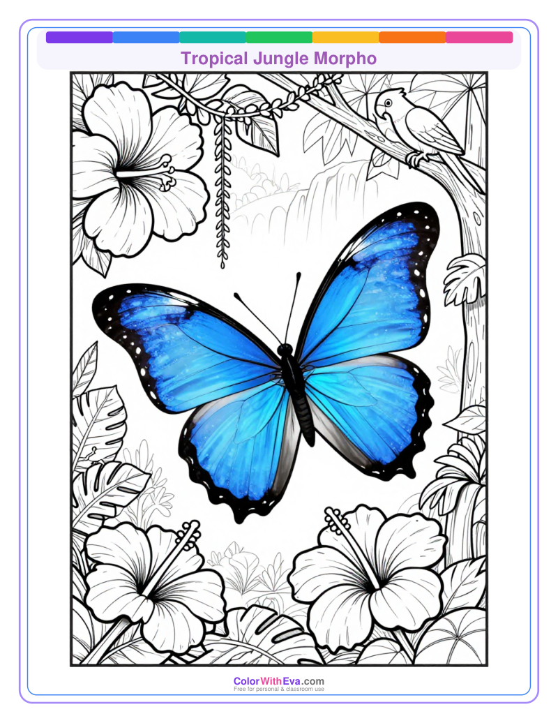 Tropical Jungle Morpho preview