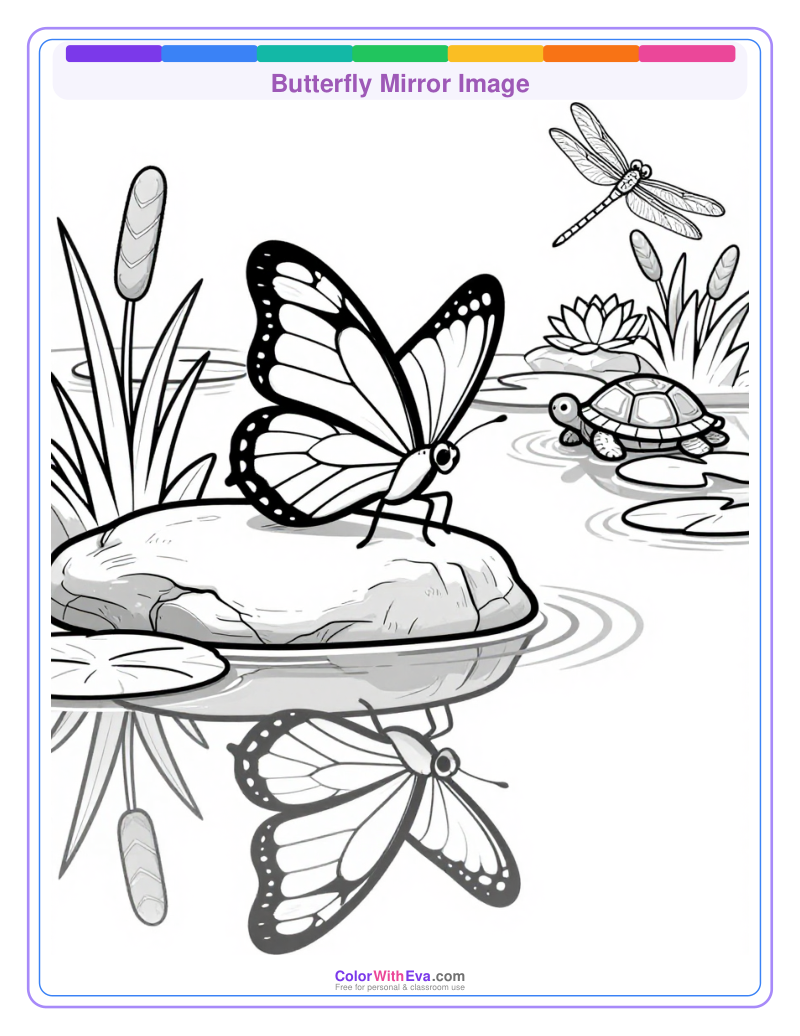 Butterfly Mirror Image preview