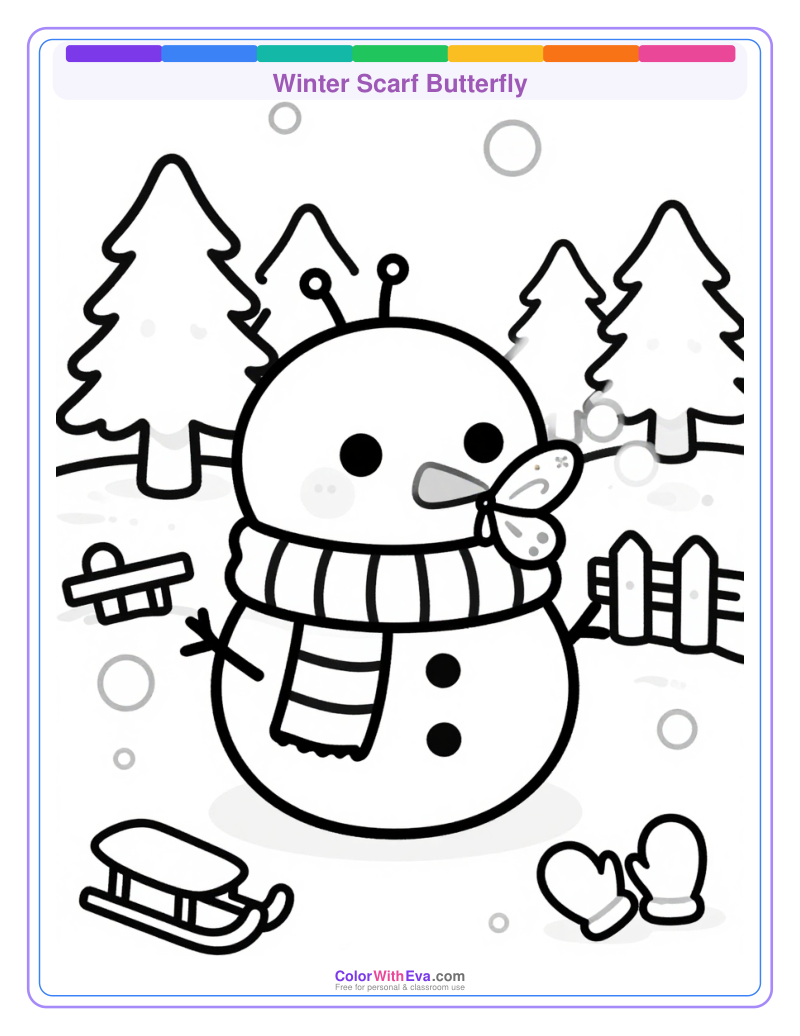 Winter Scarf Butterfly thumbnail