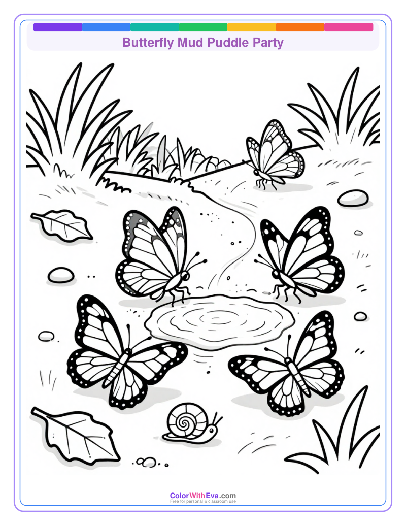 Butterfly Mud Puddle Party preview