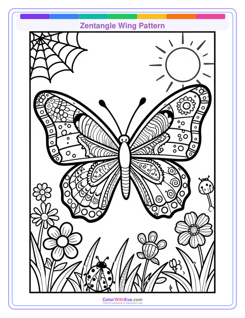 Zentangle Wing Pattern thumbnail
