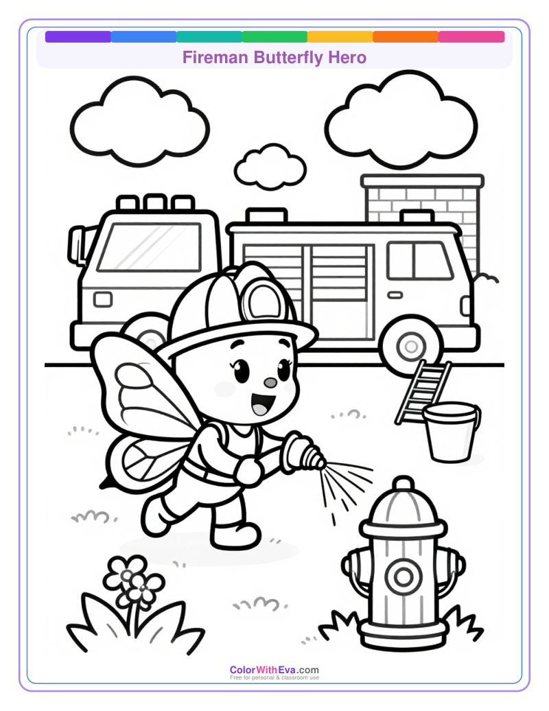 Fireman Butterfly Hero thumbnail