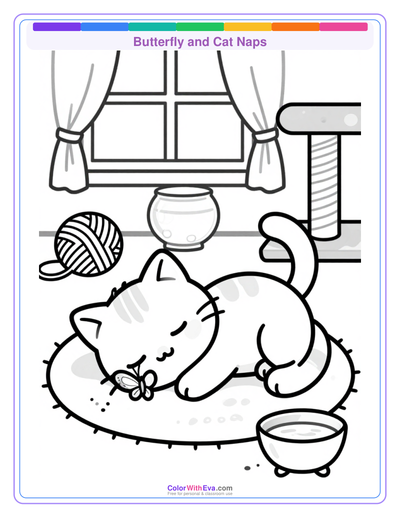 Butterfly and Cat Naps thumbnail