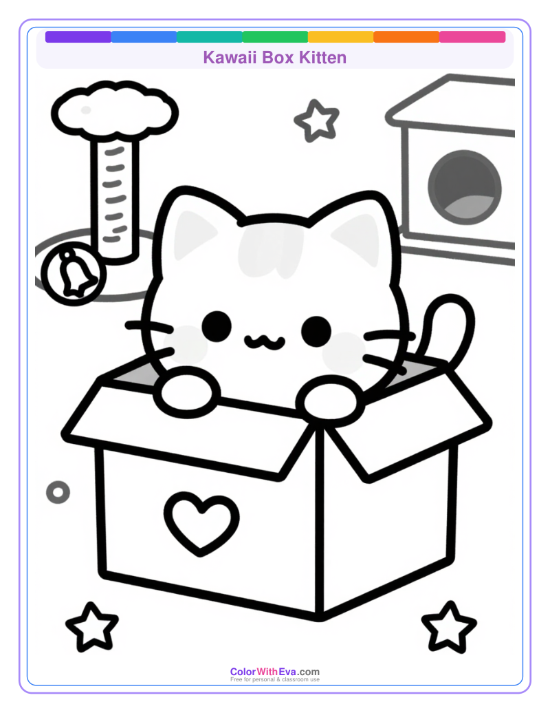 Kawaii Box Kitten preview