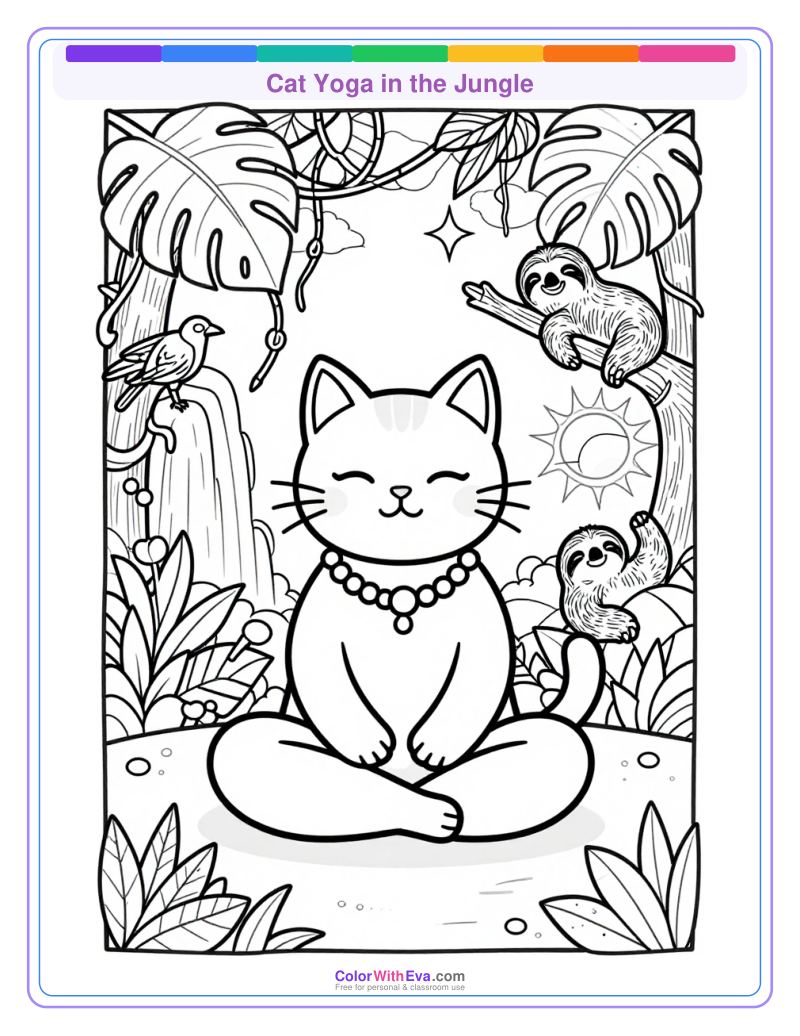 Cat Yoga in the Jungle thumbnail
