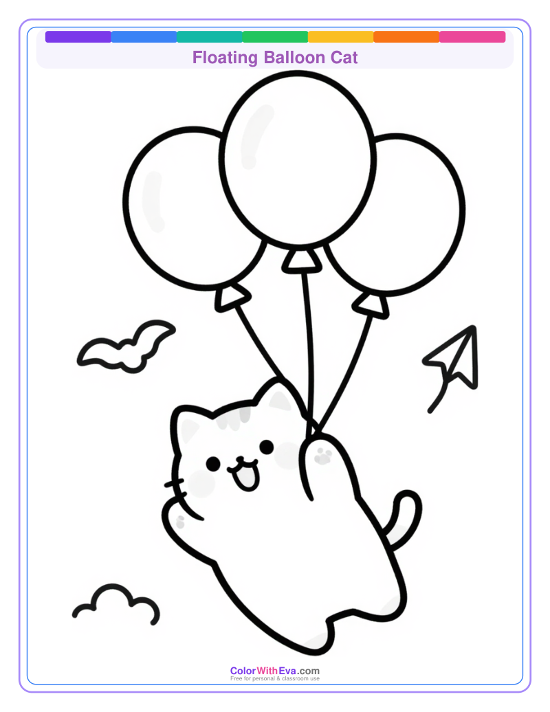 Floating Balloon Cat preview