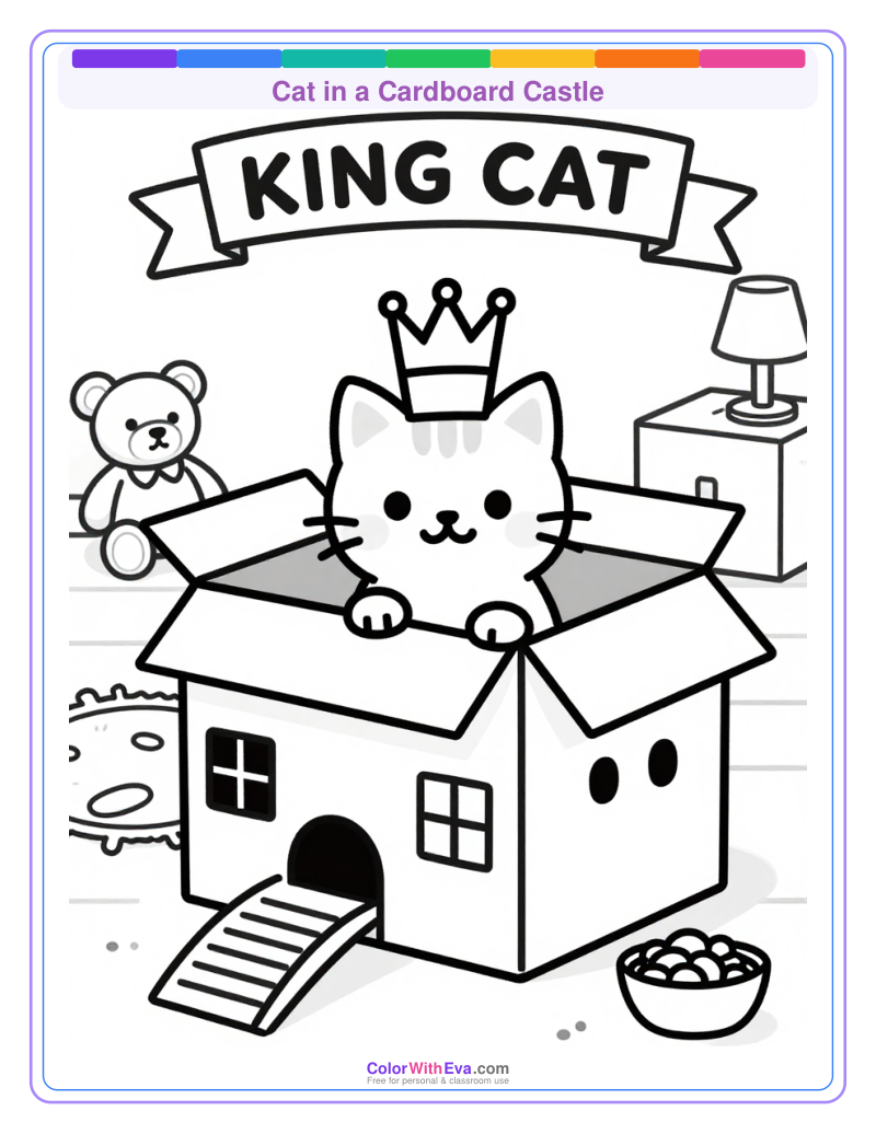 Cat in a Cardboard Castle thumbnail