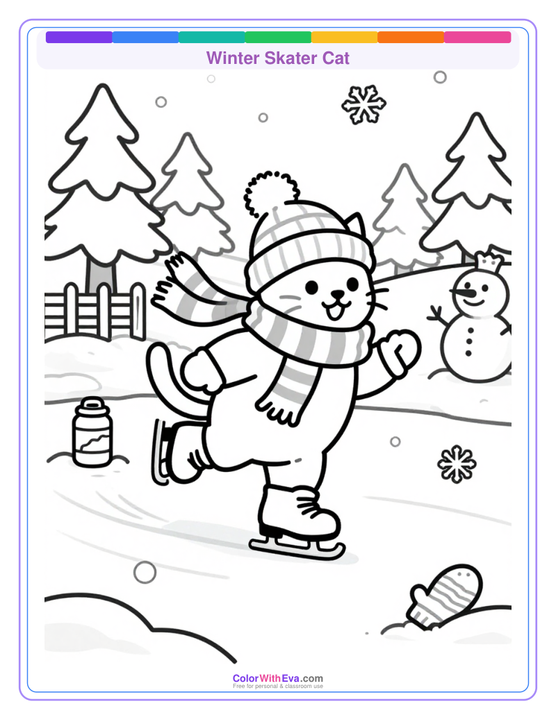 Winter Skater Cat thumbnail
