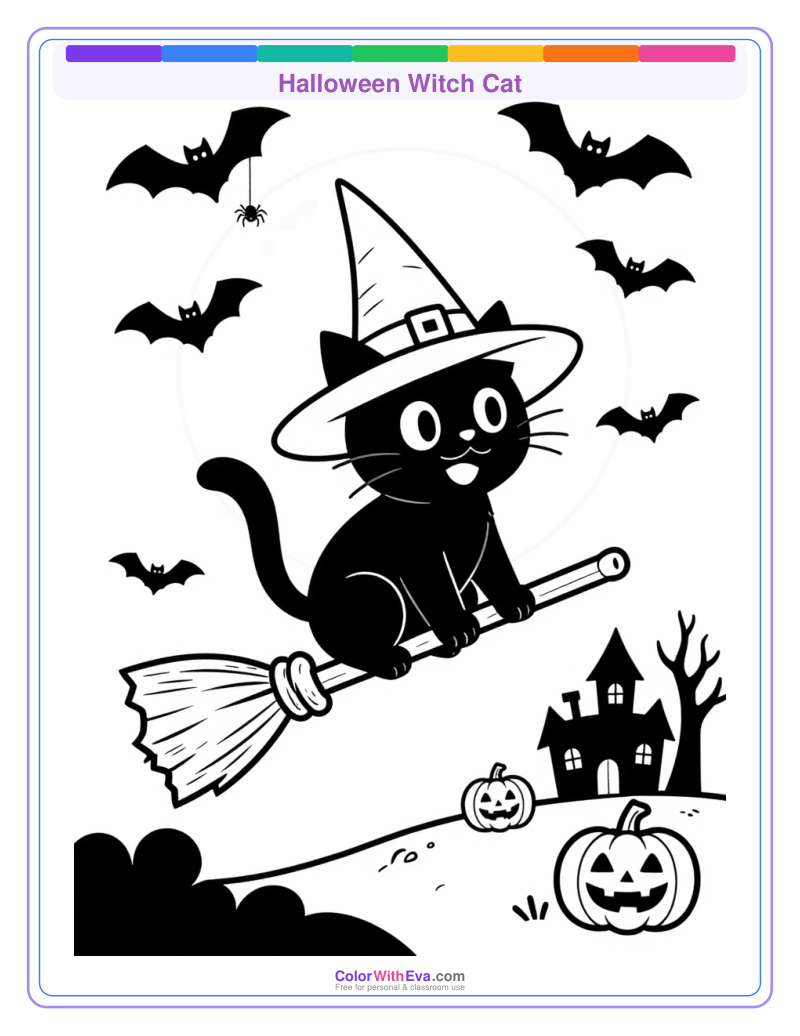 Halloween Witch Cat thumbnail