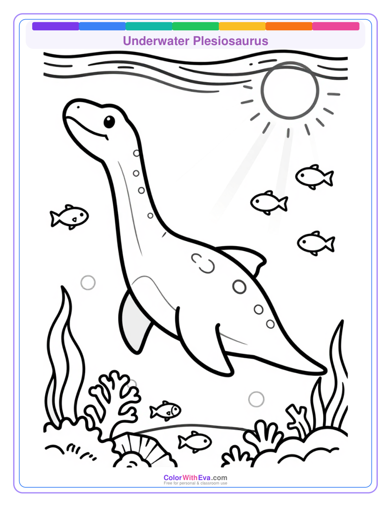 Underwater Plesiosaurus preview