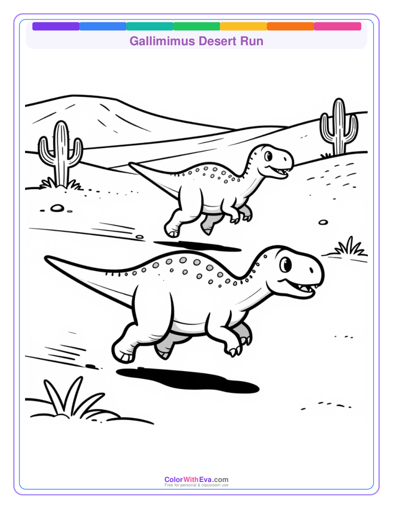 Gallimimus Desert Run preview