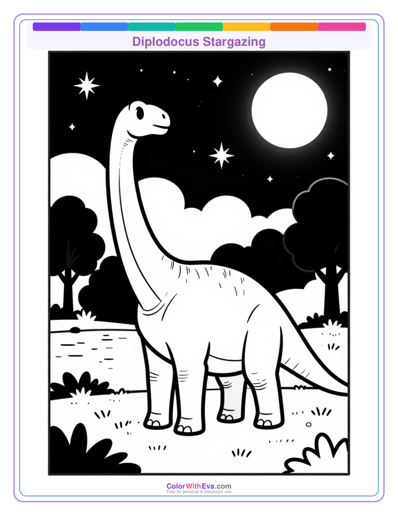 Diplodocus Stargazing preview