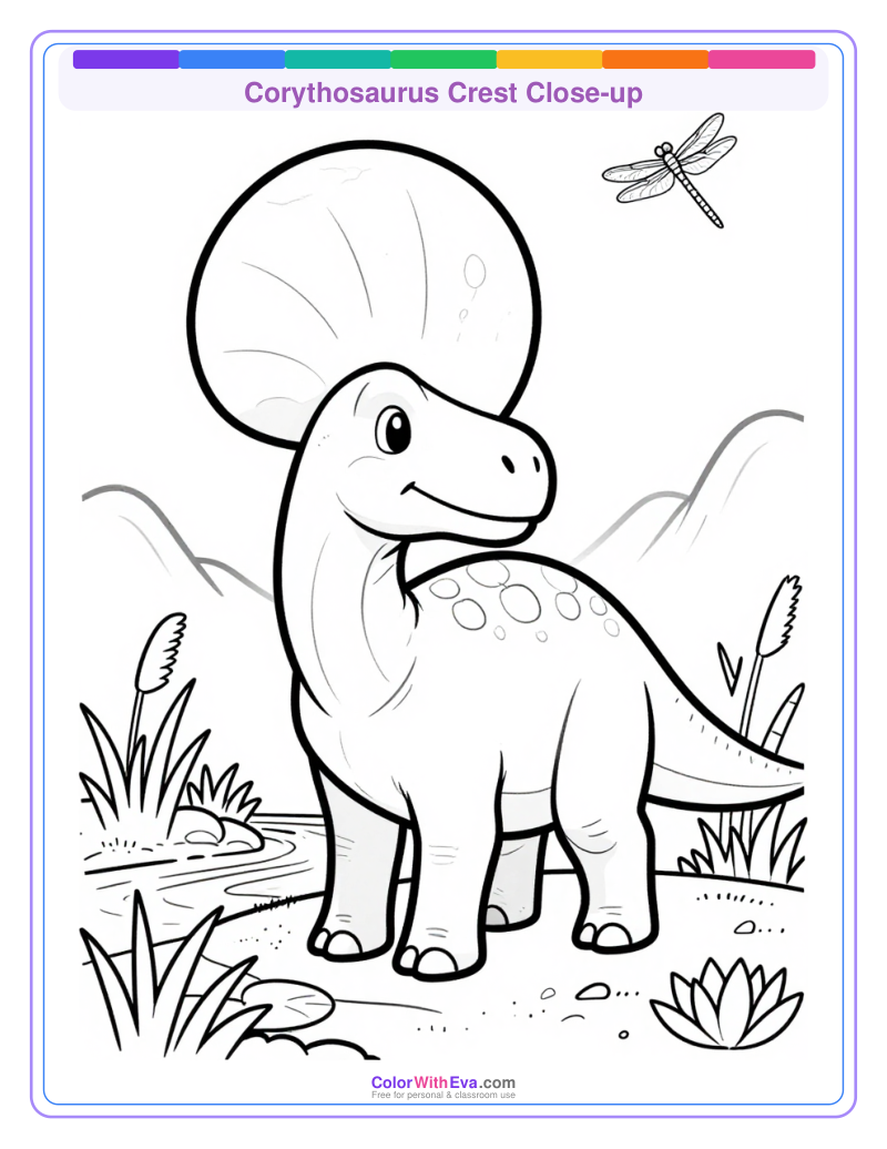 Corythosaurus Crest Close-up preview