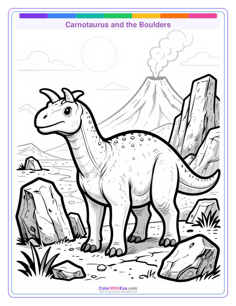 Carnotaurus and the Boulders preview