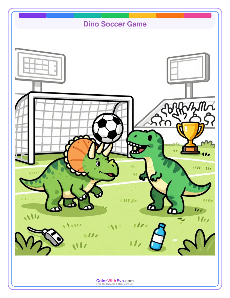 Dino Soccer Game thumbnail