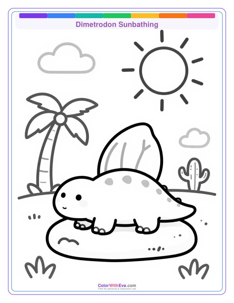 Dimetrodon Sunbathing preview