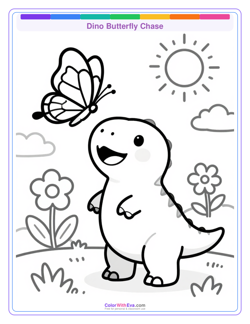 Dino Butterfly Chase preview