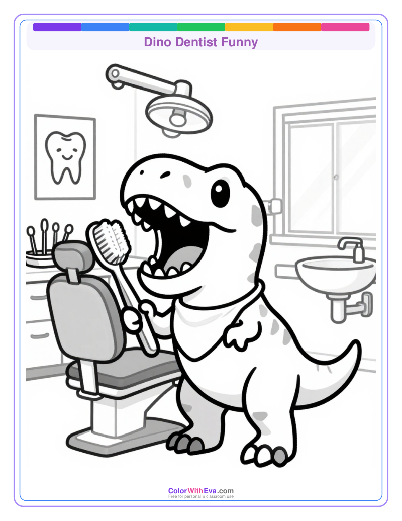 Dino Dentist Funny thumbnail