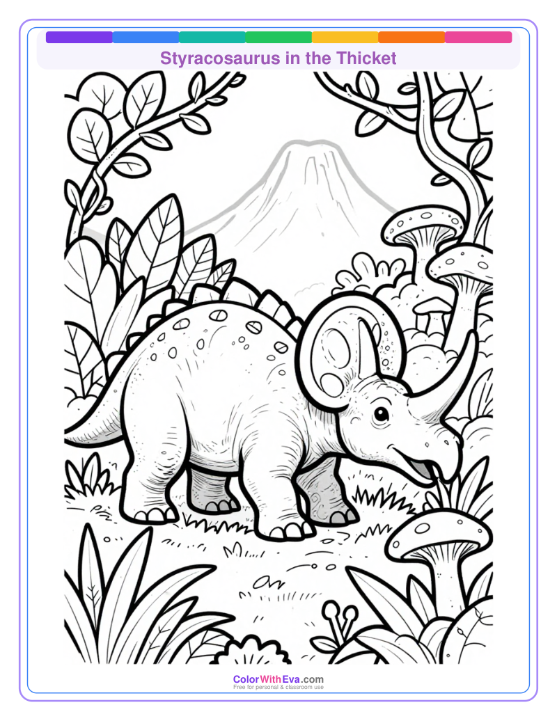 Styracosaurus in the Thicket preview