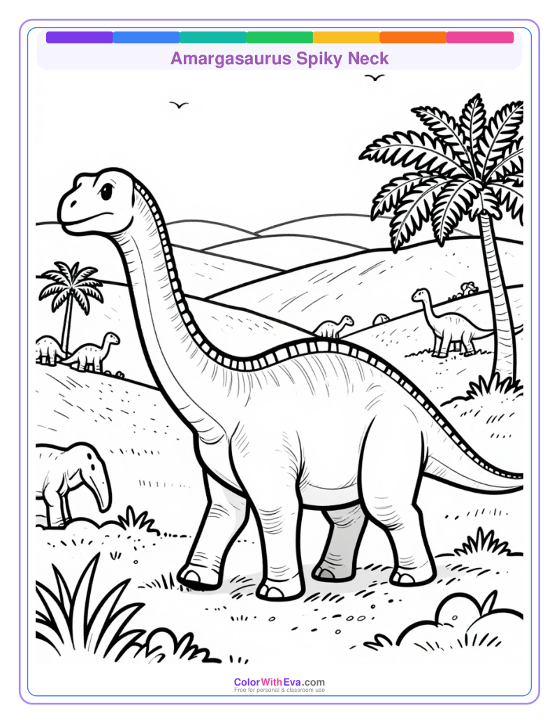 Amargasaurus Spiky Neck preview