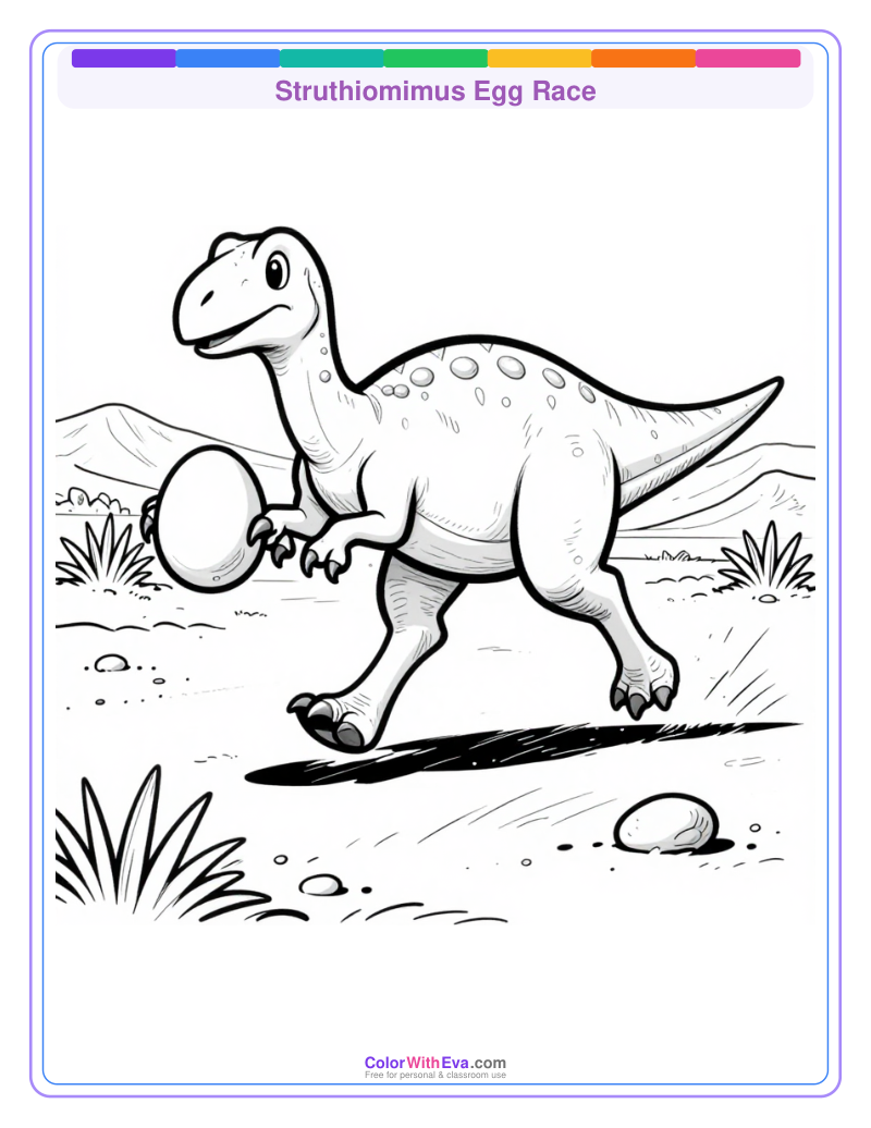 Struthiomimus Egg Race preview