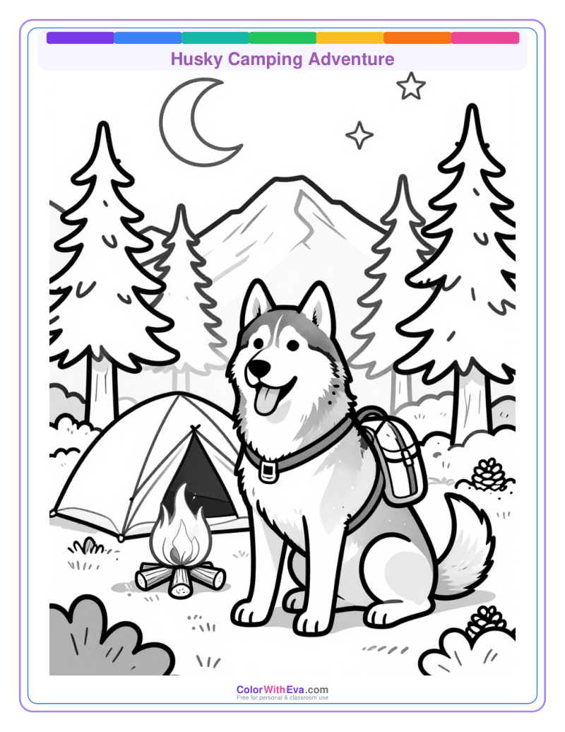 Husky Camping Adventure preview