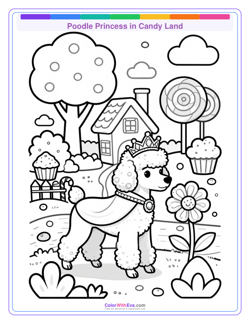 Poodle Princess in Candy Land thumbnail