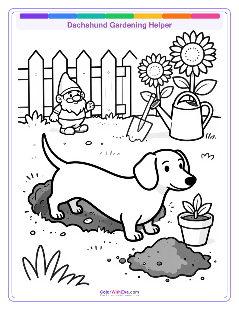 Dachshund Gardening Helper preview