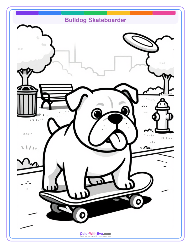 Bulldog Skateboarder preview