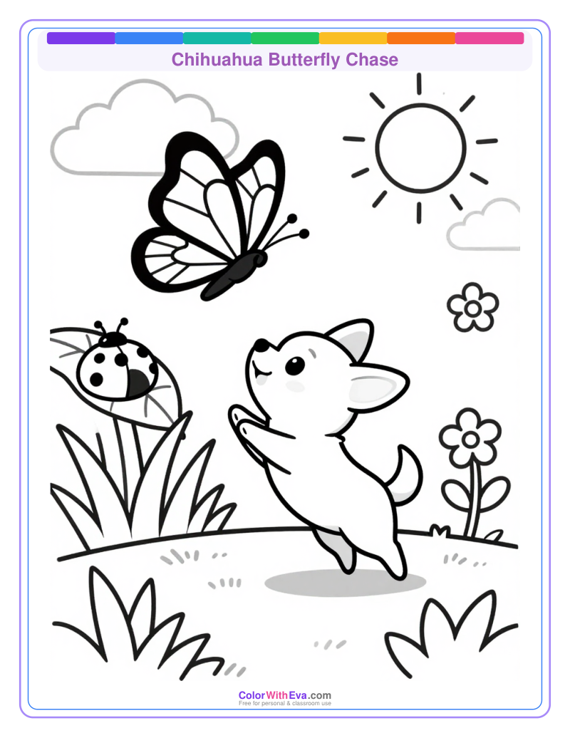 Chihuahua Butterfly Chase preview