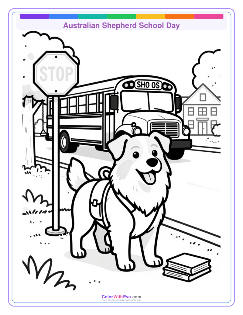 Australian Shepherd School Day preview