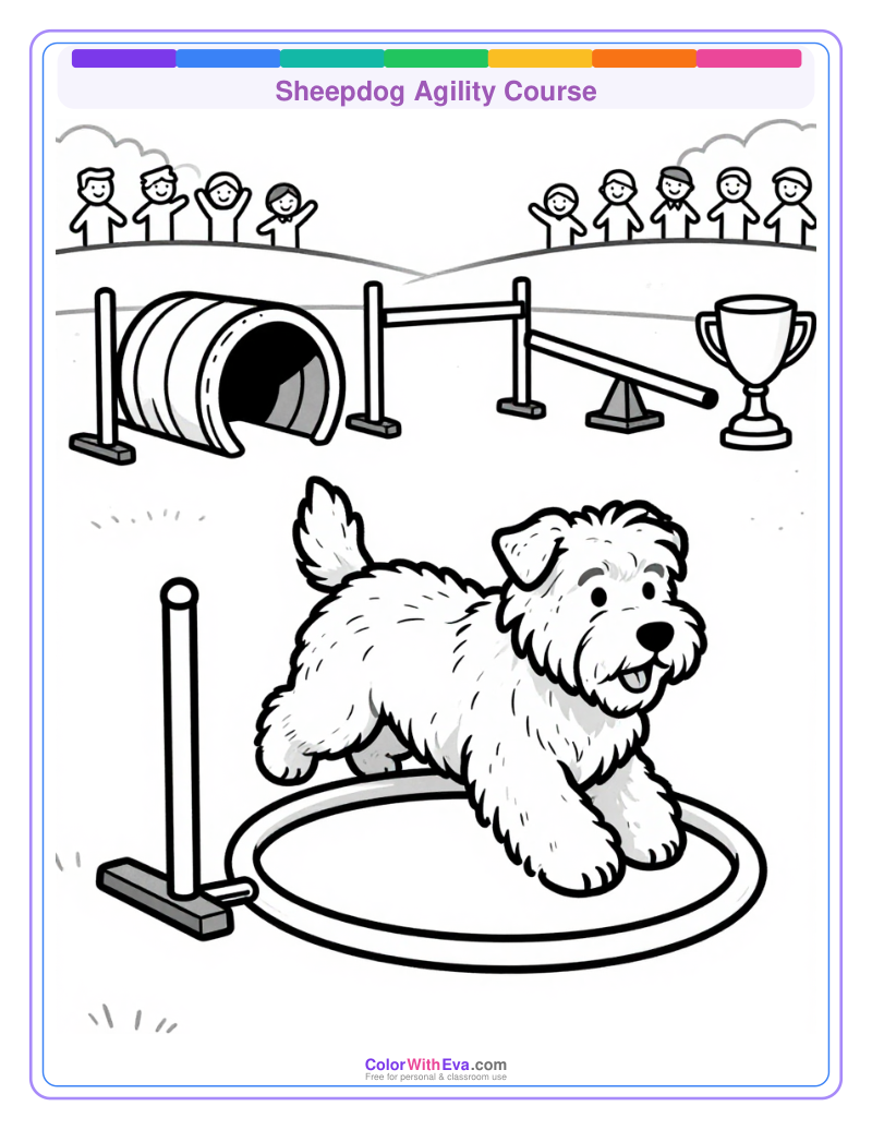 Sheepdog Agility Course preview