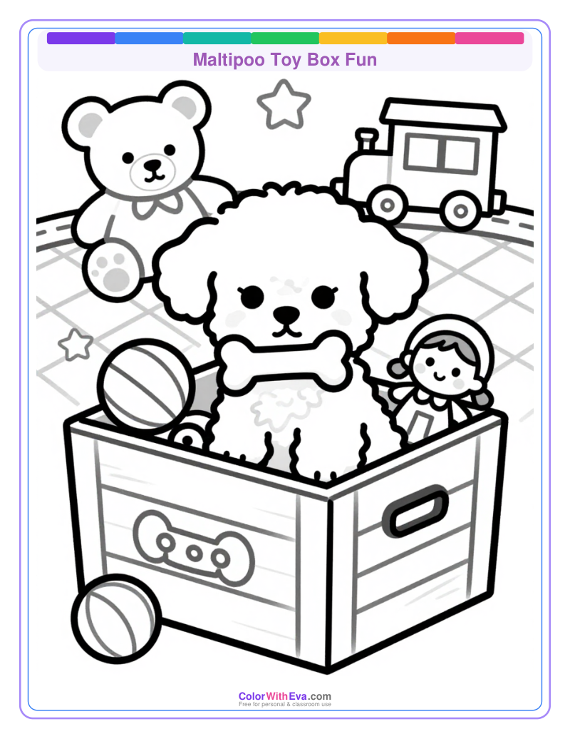 Maltipoo Toy Box Fun thumbnail